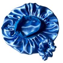 Touca de Cetim Dupla Face Anti Frizz com Faixa