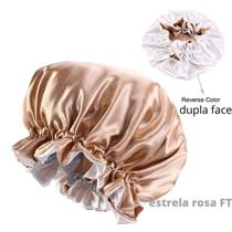 Touca De Cetim / Dupla Face Anti Frizz - ToucasCetim