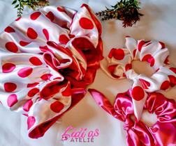 TOUCA DE CETIM DUPLA FACE babado TOUCA DE CETIM DUPLA FACE babado