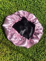 Touca de cetim dupla