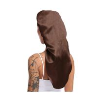 Touca De Cetim Extra Grande Para Cabelos Lisos, Cacheados, Dreadlocks E Tranças - Touca De Dormir