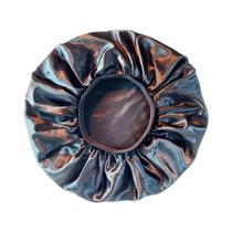 Touca De Cetim Feminina Oversized, Macia E Sedosa, Elástica, Para Dormir, Cor Sólida, Para Banho E