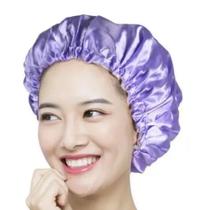 Touca de Cetim Forrada Dupla Face Anti Frizz