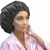 Touca de Cetim Grande Para Cabelos Volumosos Afros Tranças