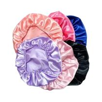 Touca De Cetim P/ Cabelo Ajustável Antifrizz Elástico