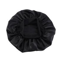 Touca De Cetim Para Crianças Com Faixa Larga Elástica, Turbante, Boné, Cuidado Capilar, Lenço,