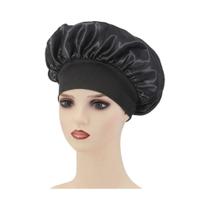 Touca De Cetim Para Dormir Feminina, Boné Sólido Unissex Para Cuidados Noturnos