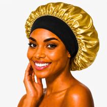 Touca de Cetim Premium para Cabelo, Proteção Noturna contra Frizz e Quebra, Modelagem Touca de Cetim Premium para Cabelo, Proteção Noturna contra Frizz e Quebra, Modelagem