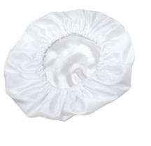 Touca De Cetim Seda Anti Frizz Branca
