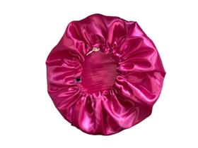 Touca de cetim uma face antifrizz com regulador- pink - cores