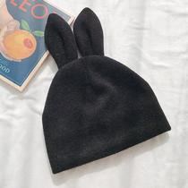 Touca De Coelho Fofo Feminino Orelhas Soltas,De Lã Estiloso ELASHOPP