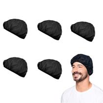 Touca de Cozinha Redinha Preto Restaurante Bar Buffet 6un