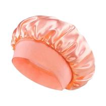 Touca De Dormir Luxuosa Em Cetim Para Mulheres, Com Faixa Elástica Macia, Sem Fragrância, Boné De Touca De Dormir Luxuosa Em Cetim Para Mulheres, Com Faixa Elástica Macia, Sem Fragrância, Boné De