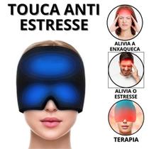 Touca De Enxaqueca Máscara Para Dor De Cabeça Toca Terapêutica Gelada Inchaqueca Sinusite Estresse Touca De Enxaqueca Máscara Para Dor De Cabeça Toca Terapêutica Gelada Inchaqueca Sinusite Estresse