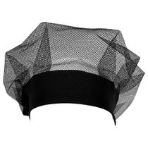 Touca De Filó Para Cozinheiro Cozinha Higiênica Com Renda, Faixa Frontal e Elástico Traseiro 01 Peça Touca De Filó Para Cozinheiro Cozinha Higiênica Com Renda, Faixa Frontal e Elástico Traseiro 01 Peça