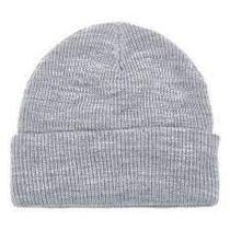 Touca De Frio Básica Lã Gorro Liso Adulto Inverno