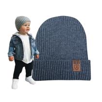 Touca De Frio Gorro Bebê Infantil Beanie Boina menino Unissex preto varias cores e modelos estilo Cor:CinzaTamanho:6 A