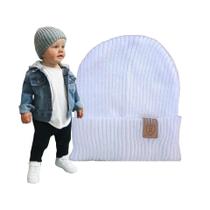 Touca De Frio Gorro Bebê Infantil Beanie Boina menino Unissex preto varias cores e modelos estilo