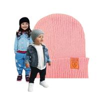 Touca De Frio Gorro Bebê Infantil Beanie Boina menino Unissex preto varias cores e modelos estilo