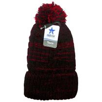 Touca De Inverno Unissex Com Pompom Para Frio Em Poliéster Lã VSI01020