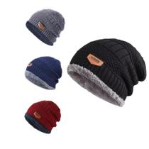 Touca De Lã Gorro Adulto Frio Inverno Forrada Sport Touca De Lã Gorro Adulto Frio Inverno Forrada Sport