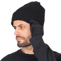 Touca De Lã Gorro Estilo Beanie Básica Lisa Inverno