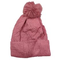 Touca De Lã Lisa Forrada Adulto Feminina Com Pompom Pelúcia de Frio Inverno Quentinha