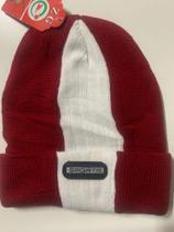 Touca De Lã Sport Inverno Vermelha E Branca Touca De Lã Sport Inverno Vermelha E Branca