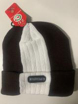 Touca De Lã Sports Inverno Marrom E Branca Touca De Lã Sports Inverno Marrom E Branca