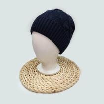 Touca De Lã Trançado Feminino Para Inverno Confortável Quente Básico Varias Cores