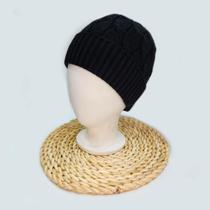 Touca De Lã Trançado Feminino Para Inverno Confortável Quente Básico Varias Cores