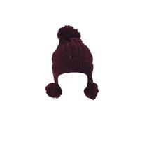 Touca de malha com pompom infantil Touca de malha com pompom infantil
