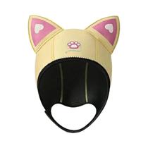 Touca De Mergulho Com Orelhas De Gato Para Mulheres, 3mm Neoprene, Ideal Para Surf E Esportes Touca De Mergulho Com Orelhas De Gato Para Mulheres, 3mm Neoprene, Ideal Para Surf E Esportes