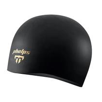 Touca de Natação Adulto de Silicone Phelps Dome Race Cap 2.0