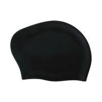 Touca De Natação Extra Grande Em Silicone Impermeável Para Cabelos Longos Trançados Para Homens E