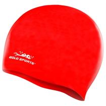 Touca De Natação Gold Sports Pro Tuut Junior De Silicone Touca De Natação Gold Sports Pro Tuut Junior De Silicone