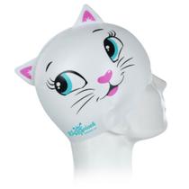 Touca de natação infantil gatinho branco snow cat speedo Touca de natação infantil gatinho branco snow cat speedo