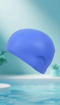 Touca de Natação Infantil Impermeável Azul Touca de Natação Infantil Impermeável Azul