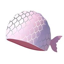 Touca De Natação Infantil Impermeável Profissional Peixe Touca De Natação Infantil Impermeável Profissional Peixe