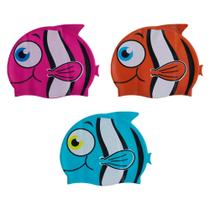 Touca De Natação Infantil Peixinhos Sortidos - Bel Touca De Natação Infantil Peixinhos Sortidos - Bel