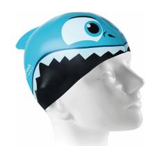 Touca de Natação Infantil Speedo Shark - Azul e Preto Touca de Natação Infantil Speedo Shark - Azul e Preto