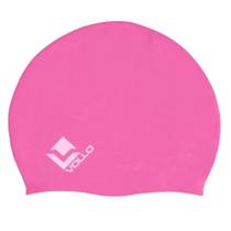 Touca de Natação Mergulho Piscina Silicone Vollo Rosa