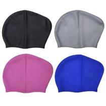 Touca de Natação Olymport Silicone Para Cabelos Volumosos Adulto - SORTIDA Touca de Natação Olymport Silicone Para Cabelos Volumosos Adulto - SORTIDA