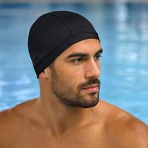 Touca De Natação Preta Tecido Esportivo Original Conforto Para Prática De Hidroginástica Diária Touca De Natação Preta Tecido Esportivo Original Conforto Para Prática De Hidroginástica Diária