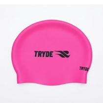 Touca de Natação Rosa Médio em Silicone Sem Emenda Tryde Touca de Natação Rosa Médio em Silicone Sem Emenda Tryde