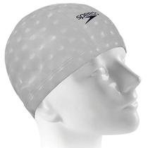 Touca de Natação Speedo Comfort 3D CAP Impermeável Prata