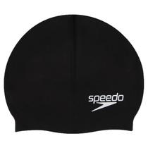 Touca De Natacao Speedo Flat Cap Silicone Preto