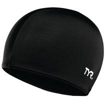 Touca de natação TYR All-Season para homens preta UPF 50+ tamanho único Touca de natação TYR All-Season para homens preta UPF 50+ tamanho único