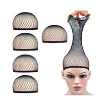 Touca De Peruca De Malha Elástica Esticável Em Nylon Para Mulheres, Toucas De Peruca Para Moda