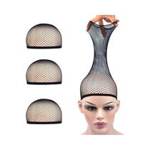 Touca De Peruca De Malha Elástica Preta Respirável Acessórios Para Peruca Touca De Peruca De Malha Elástica Preta Respirável Acessórios Para Peruca